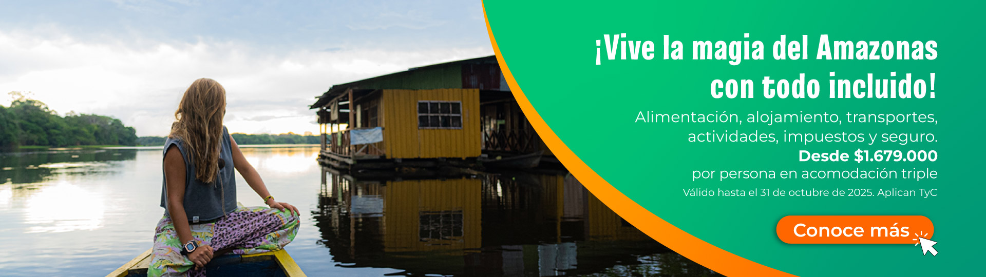 Vive la magia del Amazonas