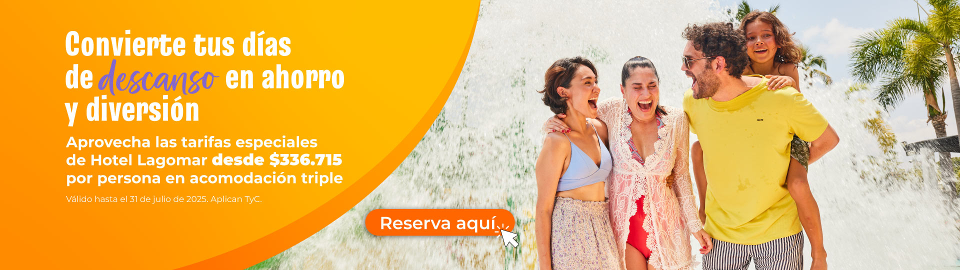 Aprovecha las tarifas especiales de Hotel Lagomar